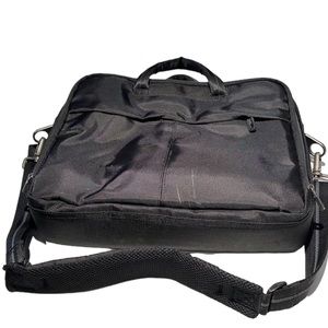 Dell black ballistic nylon briefcase/laptop bag. GUC.